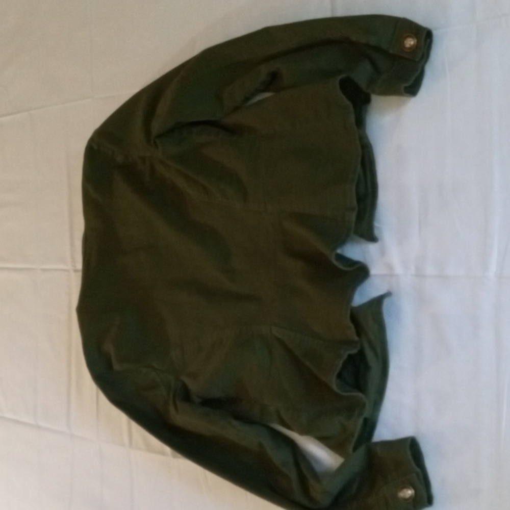 One 5 One military peplum rose embroidered jacket - Picture 8 of 8